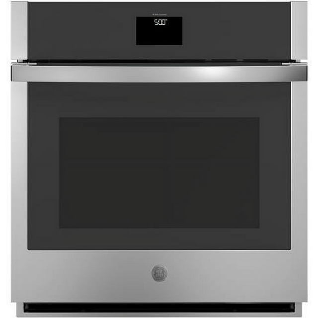 "GE Stainless Steel JKS5000SNSS 27"""" Single Wall Oven with 4.3 cu. ft