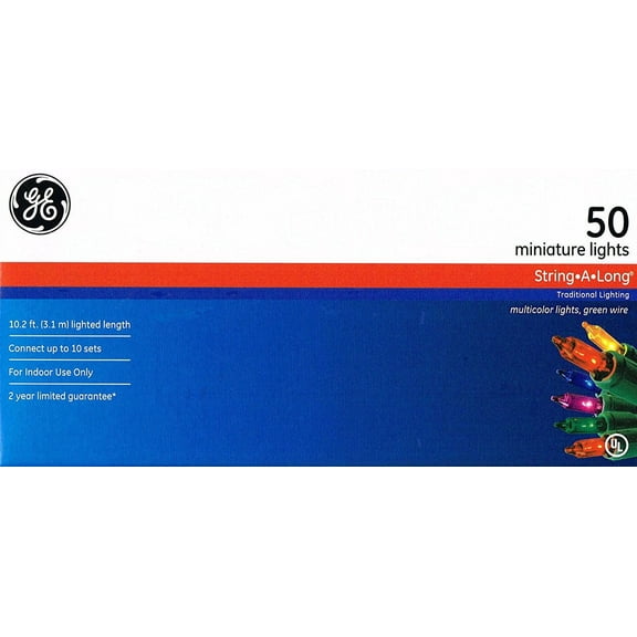 GE String-A-Long 60105 Miniature Light String Set