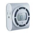 thumbnail image 1 of GE SunSmart 7-Day Indoor Plug-In Programmable Timer, 2-Outlet, 15079, 1 of 5