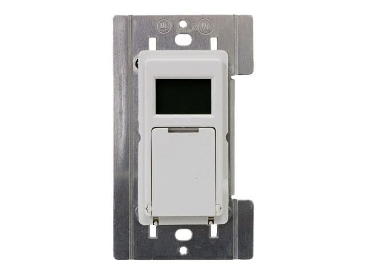 GE SunSmart InWall Self Adjusting Digital Timer white