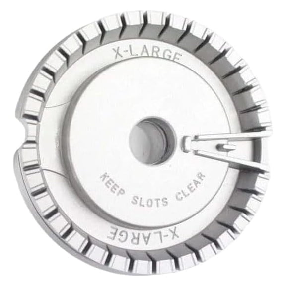 GE Surface Burner Base WB16X24722, 164D9484P001 - XL V2 X-Large Burner Replacement Part; Compatible with Select GE Electric Ranges; 4 Inch Diameter