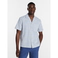 thumbnail image 1 of George Men's Textured Camp Shirt, Sizes S-5XL, 1 of 5