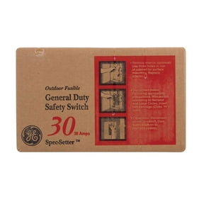 GE TG3221R General Duty Safety Switch, 30A