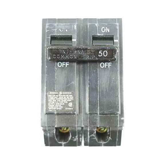 GE THQL2150 Molded CASE Circuit Breaker 2P 50A AMP 120/240V-AC D575771