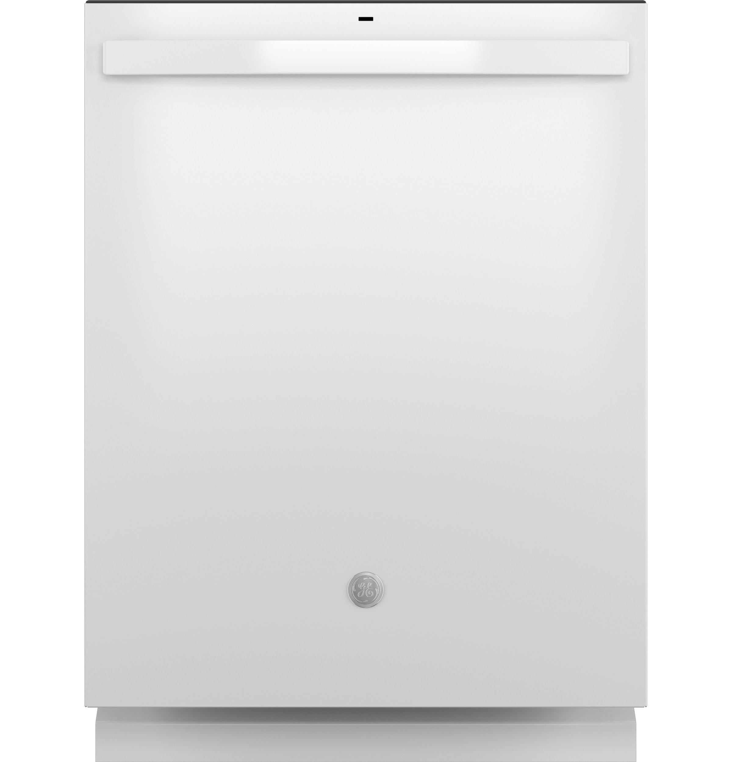 GE Top Control with Plastic Interior Dishwasher Sanitize Cycle & Dry Boost GDT550PGRWW