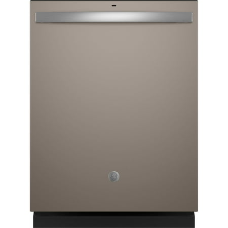 GE - Top Control Built In Dishwasher with Sanitize Cycle and Dry Boost, 52 dBA - Slate