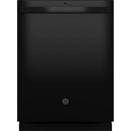 GE - 24" Top Control Built-In Plastic Tub Dishwasher with Sanitize Cycle and 52 dBA - Black