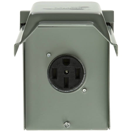 GE U054P Power Outlet Panel, 50 Amp