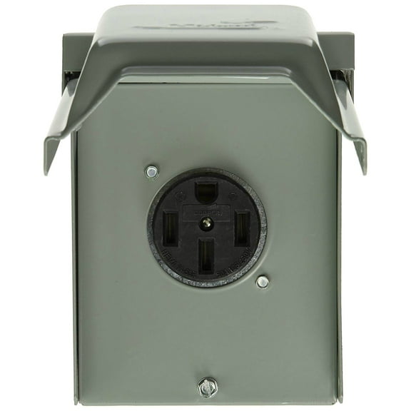 GE U054P Power Outlet Panel, 50 Amp