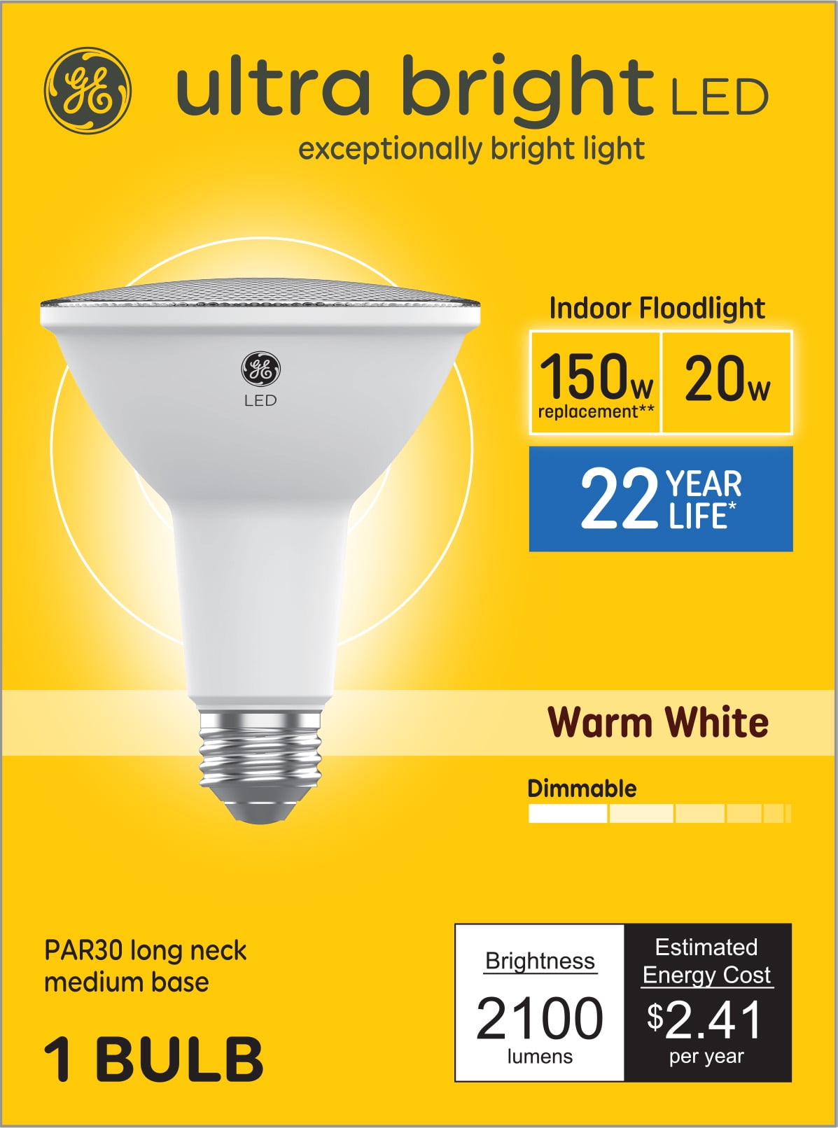 Ge par30 2024 long neck led
