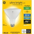 thumbnail image 1 of GE Ultra Bright LED Light Bulbs, 150 Watt, Daylight, PAR38 Floodlights, Medium Base, Clear Finish, 1 of 7