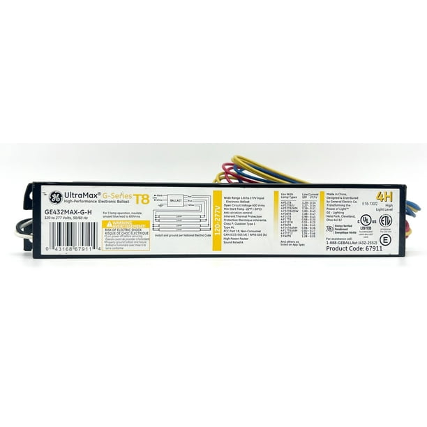 GE UltraMax 67911 GE432MAXGH Electronic High Efficiency Multivolt