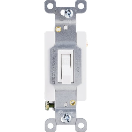 GE UltraPro Heavy-Duty Grounding Toggle Switch, 20 Amps