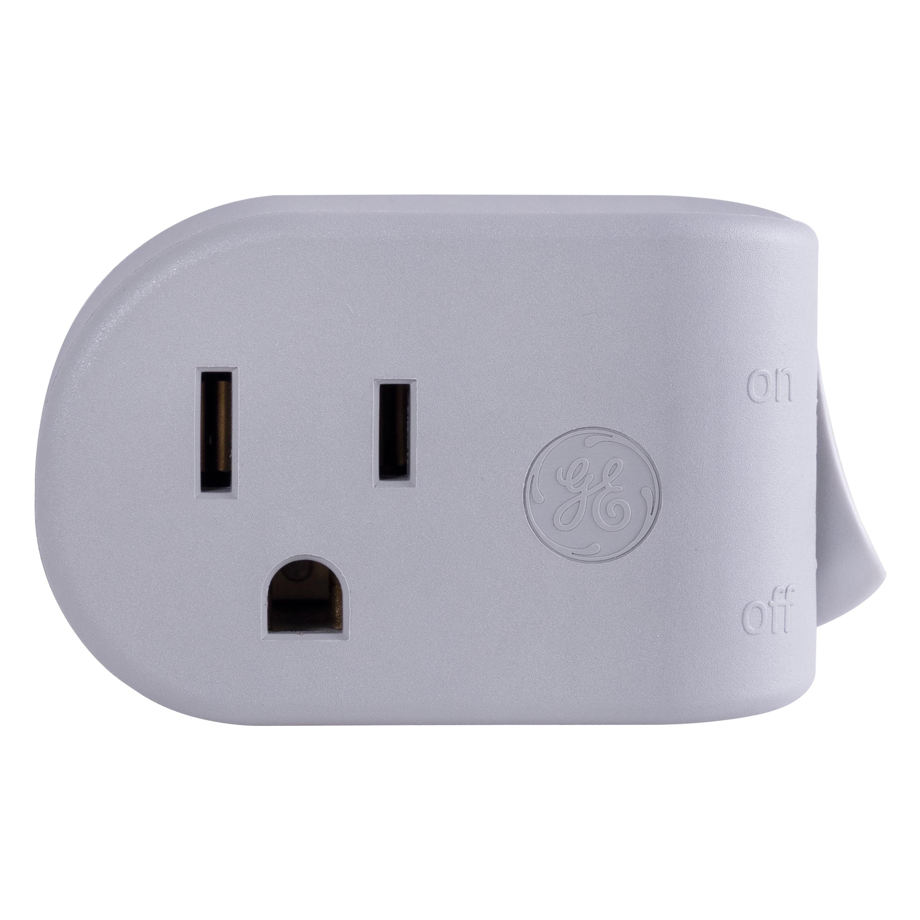 GE On/Off Plug-In Power Switch, Gray