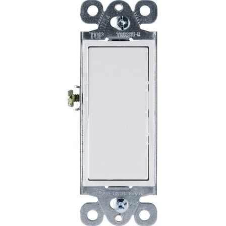 GE UltraPro Three-Way Grounding Paddle Switch, White, 15 Amps - 18233