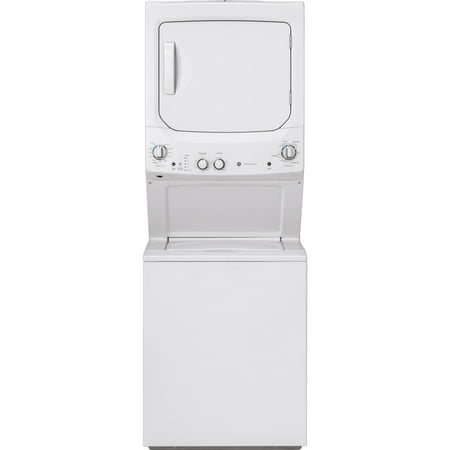 GE - 3.8 Cu. Ft. Top Load Washer and 5.9 Cu. Ft. Gas Dryer Laundry Center - White