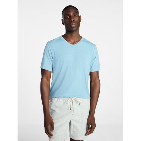 George Men's & Big Men's Relaxed Fit Short Sleeve V-Neck Tee, Sizes S-3XL