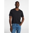 thumbnail image 1 of George Men's & Big Men's Relaxed Fit Short Sleeve V-Neck Tee, Sizes S-3XL, 1 of 5