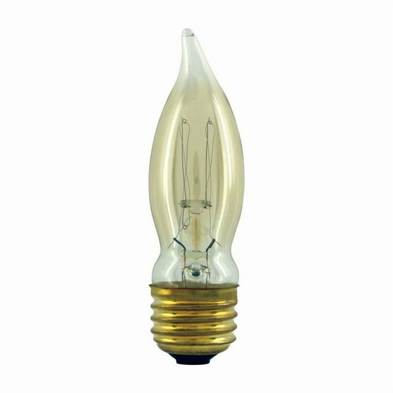 GE Vintage 2-Pack 40-Watt Dimmable Soft White Ca9 Vintage Incandescent Light Fixture Light Bulb