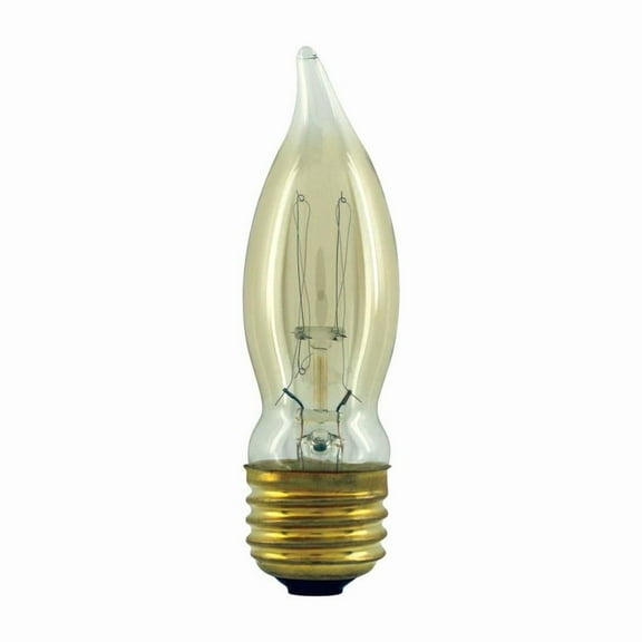 GE Vintage 2-Pack 40-Watt Dimmable Soft White Ca9 Vintage Incandescent Light Fixture Light Bulb