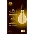thumbnail image 1 of GE Vintage Style LED Light Bulbs, 40 Watts, PS52 Globe Bulb, Medium Base, 1 of 6