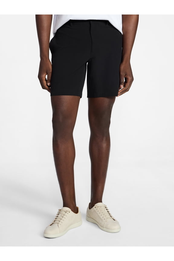 Men's and Big Men's Seersucker Shorts, 8" Inseam, Sizes S-3XL