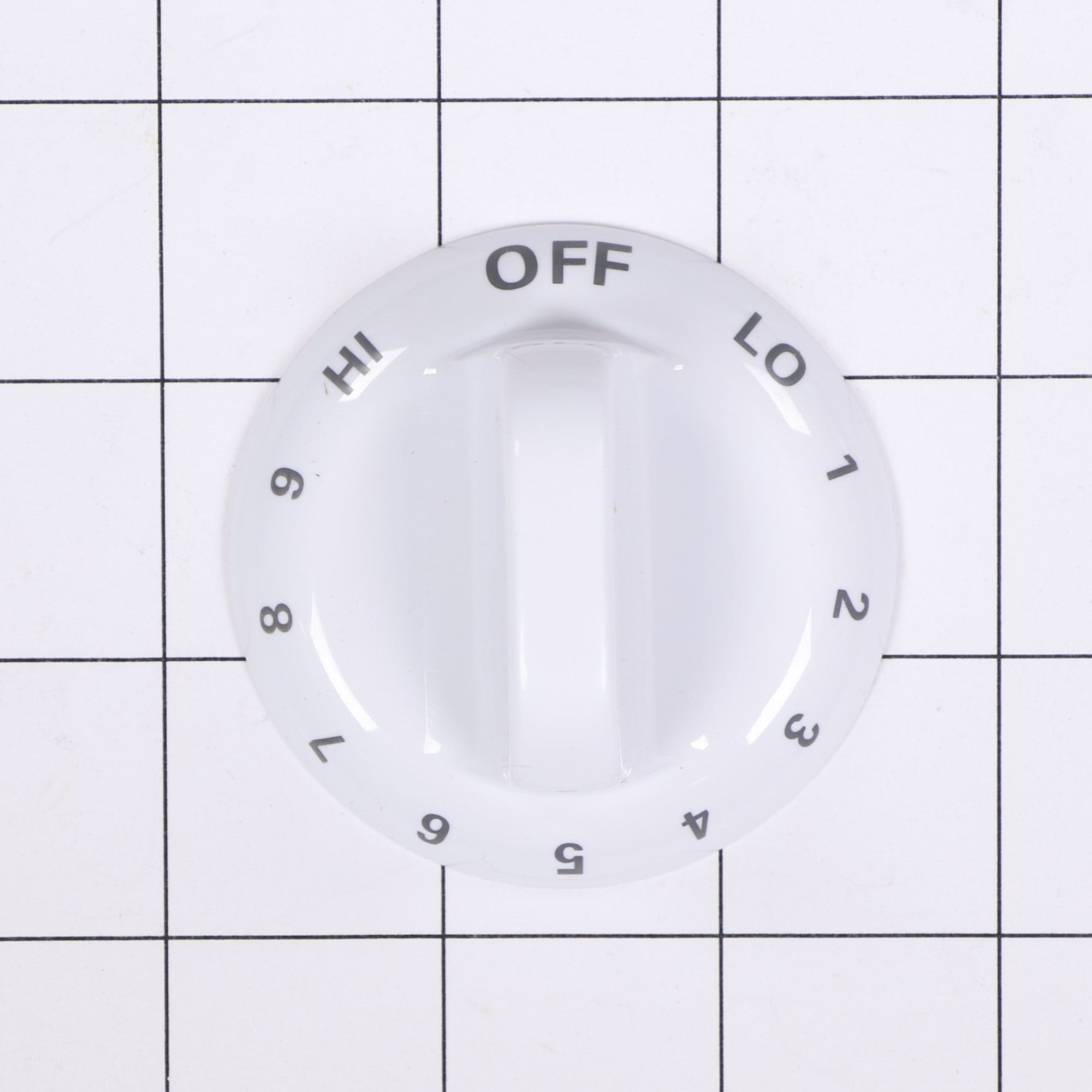 GE WB03T10011 INF KNOB (WH - OEM Part