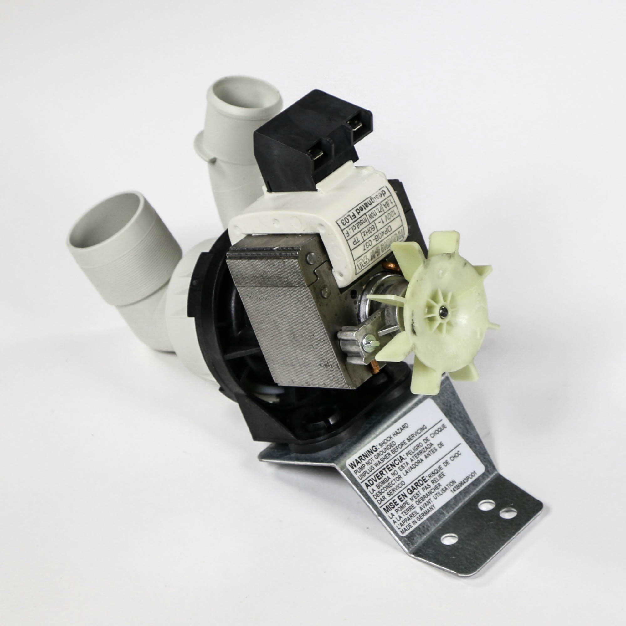 GE WH23X10015 Pump And Label Assembly - OEM Part