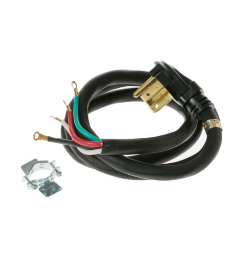 GE WX09X10040 RANGE CORD 6' 50 AMP 4 WIRE - OEM PART