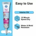 thumbnail image 1 of GE Interior Fill Wall Repair, Pack of 1, White 5.5 oz Tube, 1 of 12