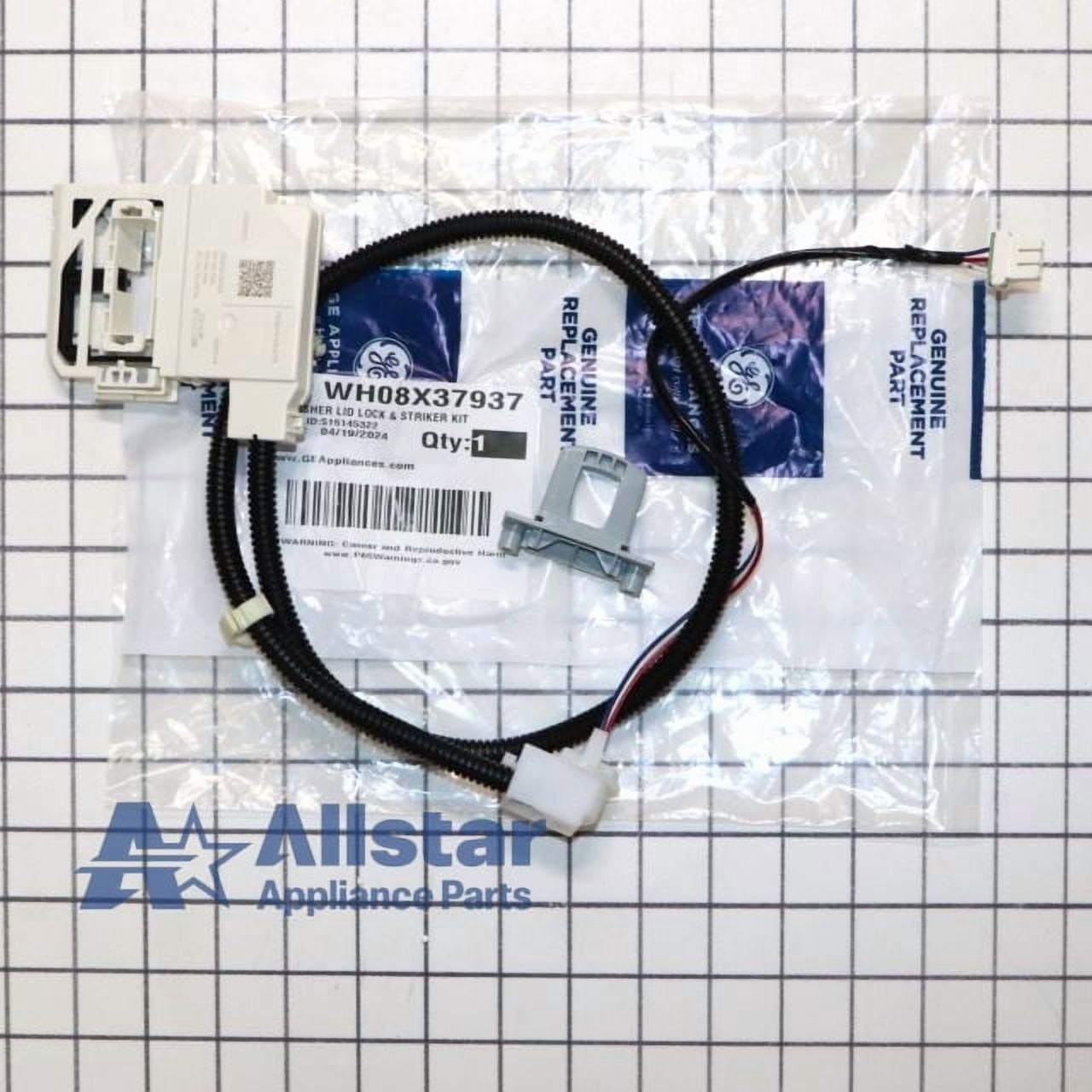 GE Washing Machine Door Lock WH08X37937