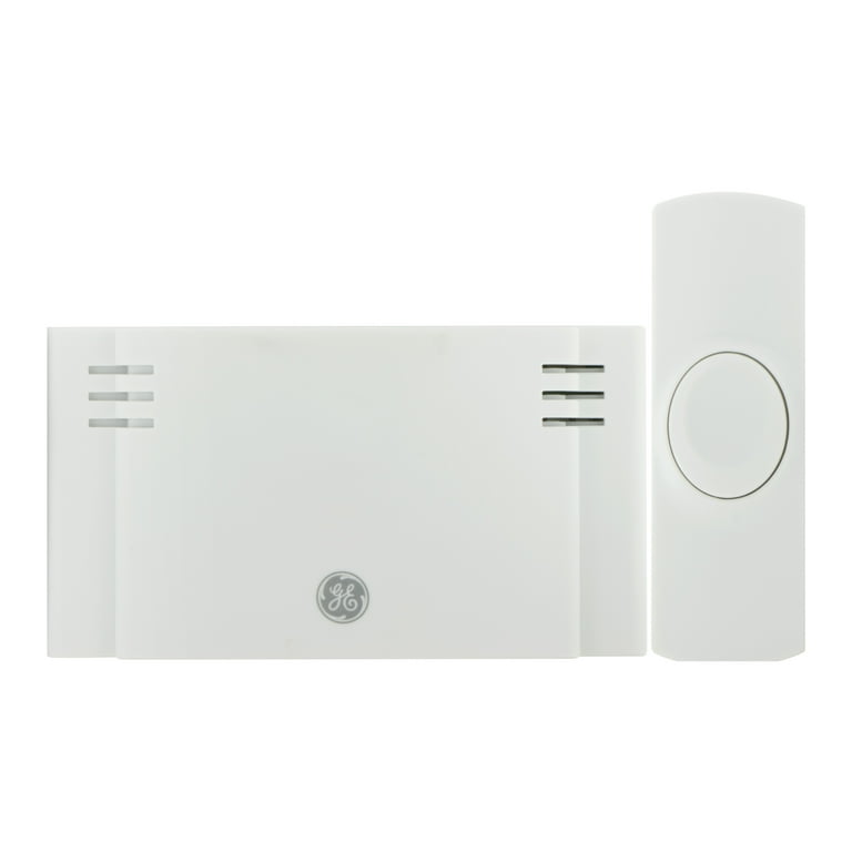 GE Wireless Doorbell Kit, Battery-Operated, 1 Receiver, 1 Push Button, White, 19247 GE Wireless Doorbell Kit, Battery-Operated, 1 Receiver, 1 Push Button, White, 19247