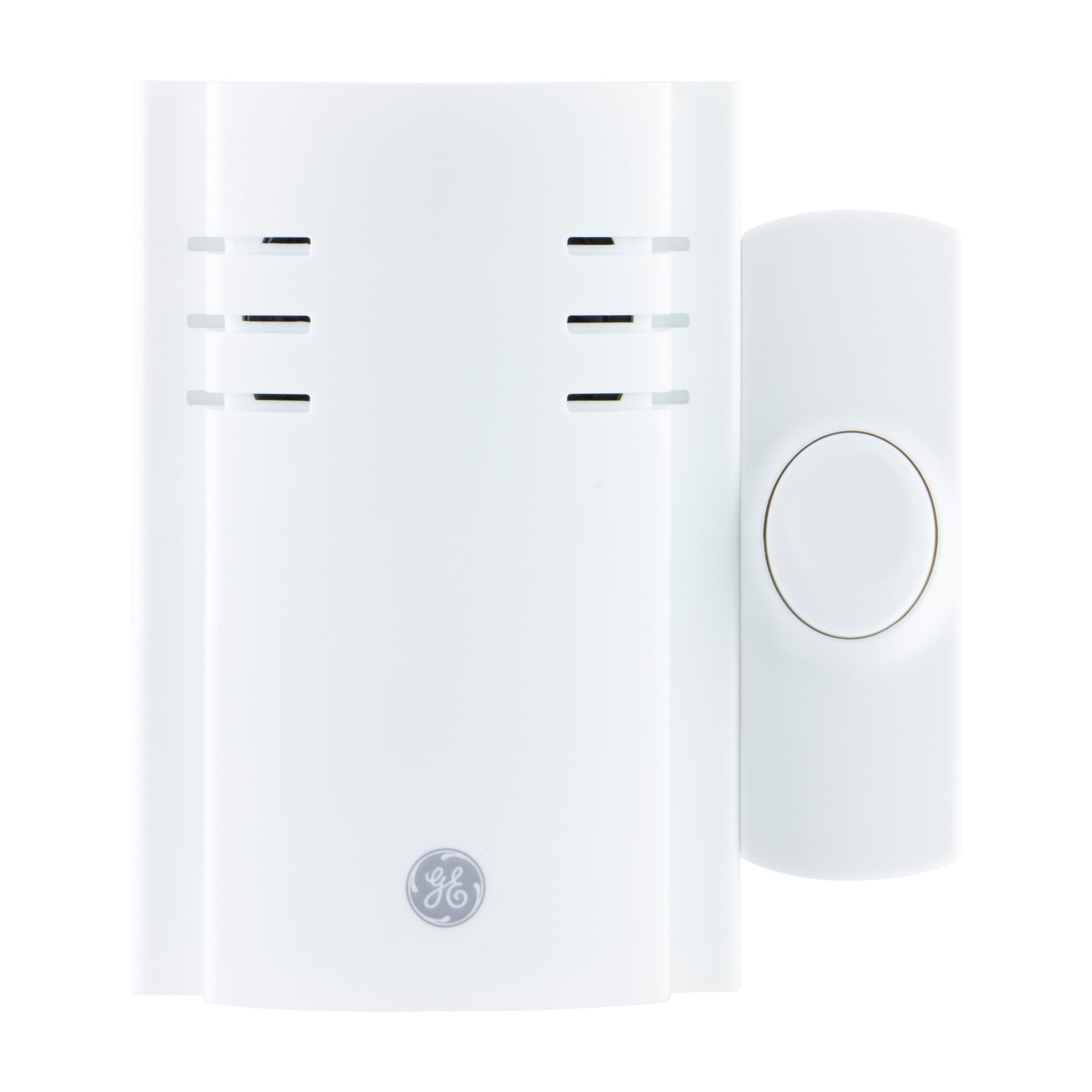 White Wireless Digital Doorbell Kit with Volume Control