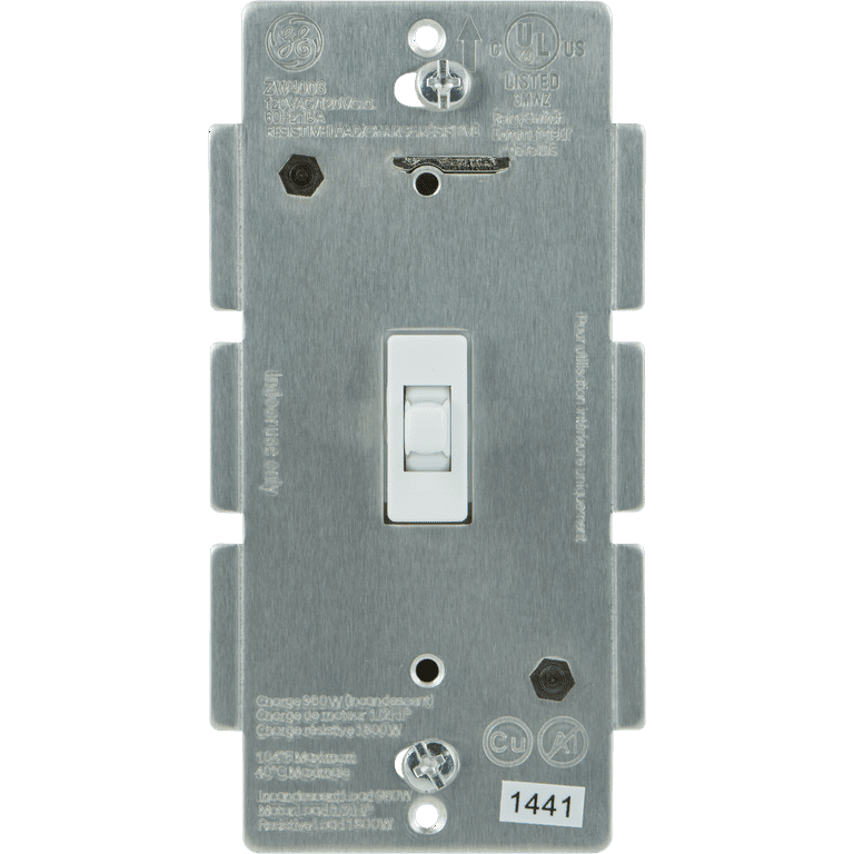 GE Z-Wave In-Wall Smart Toggle Switch, Hub Required, 12727