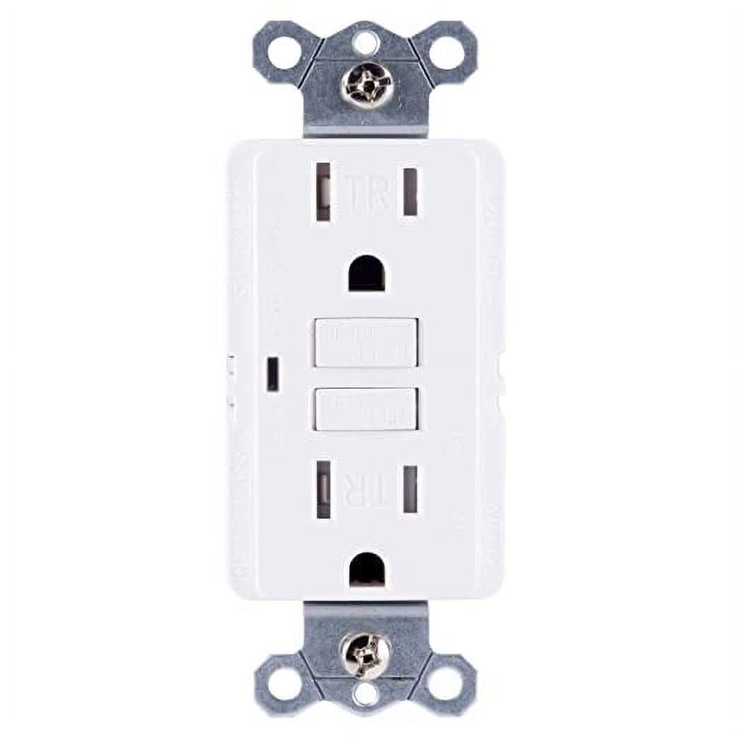 GE Home Electrical 15A GFCI Receptacle, Tamper Resistant, UL Listed ...