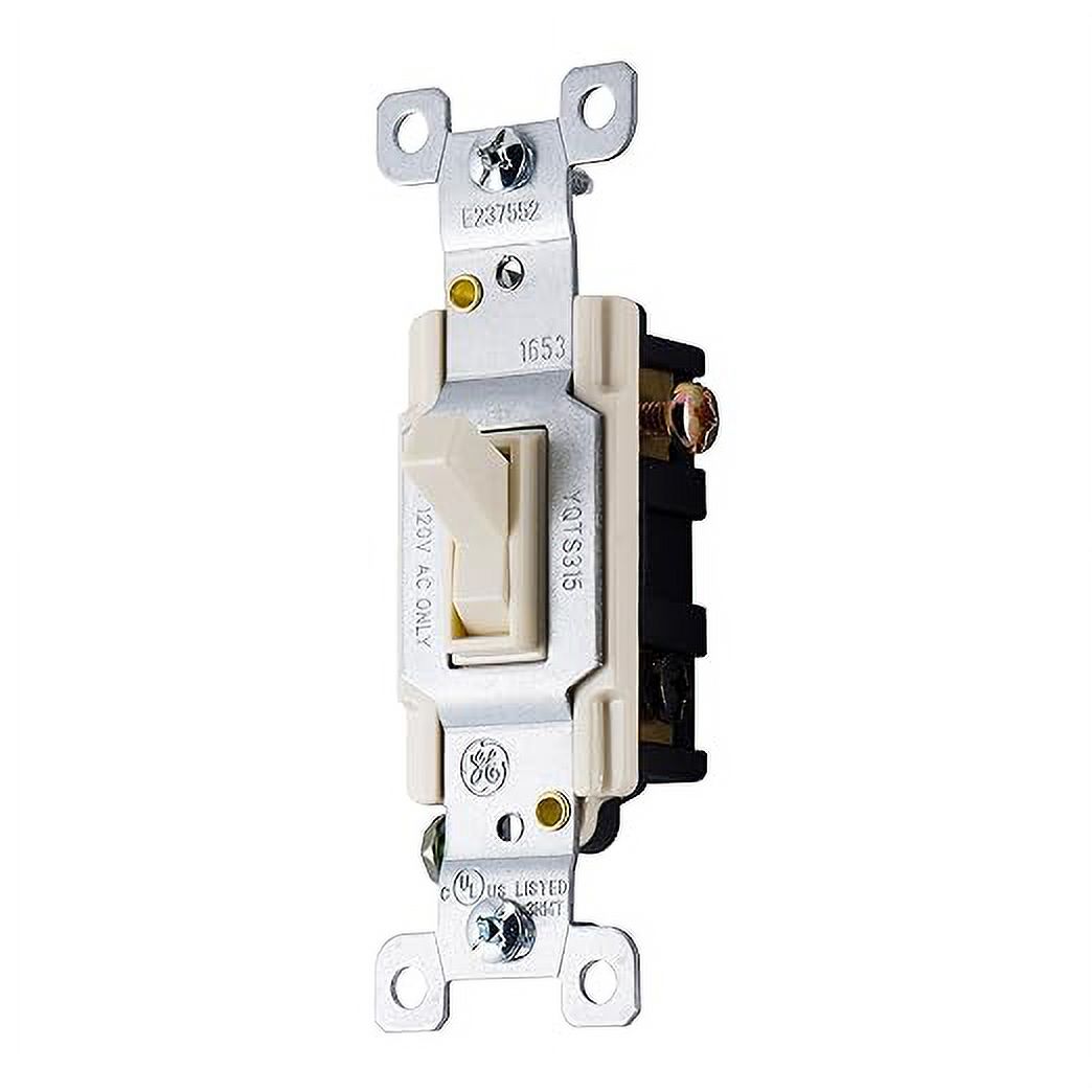 GE home electrical 3Way Grounding Toggle Switch, In Wall On/Off Fan