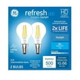 thumbnail image 1 of GE refresh 60 watt equivalent A15 Daylight Dimmable LED Light Bulb (2 Pack), 1 of 1