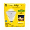 thumbnail image 1 of GE ultra bright LED PAR38 floodlight, warm white, 1500 lumens of brilliance, 17 watts, Indoor-Outdoor, wet rated, Dimmable, medium base LED flood light, 1 of 5