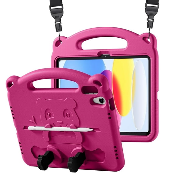 GEAK Kids Case Compatible With iPad 10th Generation Case & iPad (A16) 11th Generation Case, with Shoulder Strap