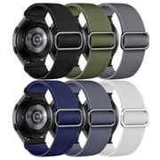 GEAK Stretchy 20mm Watch Bands for Samsung Galaxy Watch 7 6 5 4 Active 2 40mm 44mm/Watch 5 Pro 45mm/Watch 6 Classic 47mm 43mm/Watch 4 Classic 46mm 42mm/Watch 3 41mm/Watch 42mm/Active 40mm