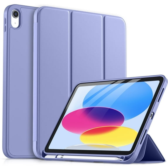 GEAK Compatible with Apple iPad A16 11th Generation 11 inch Case & iPad 10th Generation Case Cover with Pencil Holder