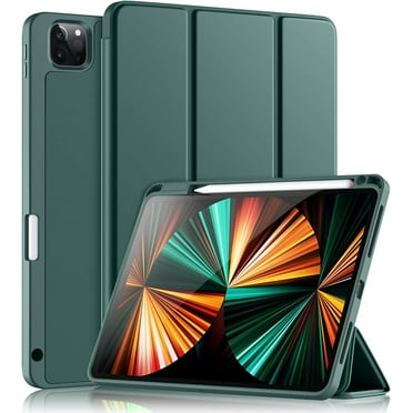 GEAK Case for iPad Pro 11 inch 4th 3rd 2nd Generation Case, with Pencil Holder, Pinegreen