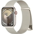 thumbnail image 1 of GEAK Compatible with Apple Watch Bands for Men Women 40mm 44mm 42mm 46mm 49mm 45mm 41mm 38mm Magnetic Metal Band for iWatch Ultra 3 2 SE 3 2nd Generation Series 11 10 9 8 7 6 5 4 3 2 1, Starlight, 1 of 8