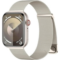 GEAK Compatible with Apple Watch Bands for Men Women 40mm 44mm 42mm 46mm 49mm 45mm 41mm 38mm Magnetic Metal Band for iWatch Ultra 3 2 SE 3 2nd Generation Series 11 10 9 8 7 6 5 4 3 2 1, Starlight