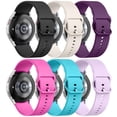 thumbnail image 1 of GEAK Compatible with Samsung Galaxy Watch 7 Bands/Watch 6 Bands/Watch 6 Classic Bands/Watch 5 Bands/Watch 5 Pro Bands/Watch 4 Bands for Women Men Silicone Sport Bands, 6 Pack, 1 of 7