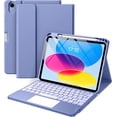 thumbnail image 1 of GEAK Compatible with Apple iPad A16 11th 10th Generation Case with Keyboard 7 Color Backlight Detachable Keyboard Case Cover with Touchpad for iPad 11th Gen 11 inch 2025 & 10th Gen 10.9 inch, 1 of 9