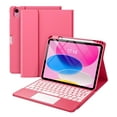 thumbnail image 1 of GEAK Compatible with Apple iPad A16 11th 10th Generation Case with Keyboard 7 Color Backlight Detachable Keyboard Case Cover with Touchpad for iPad 11th Gen 11 inch 2025 & 10th Gen 10.9 inch, 1 of 9