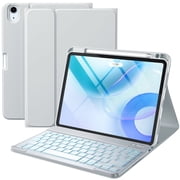 GEAK Compatible With iPad Air 11 inch M4/M3/M2 /Air 5th/ Air 4th Generation Case with Keyboard, Detachble Magnetic Fits For iPad Air Keyboard with Case