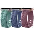 thumbnail image 1 of GEAK Compatible with Fitbit Versa 2 Bands for Women Sunflower Engraved Silicone Watch Bands for Fitbit Versa/Versa SE, 1 of 7