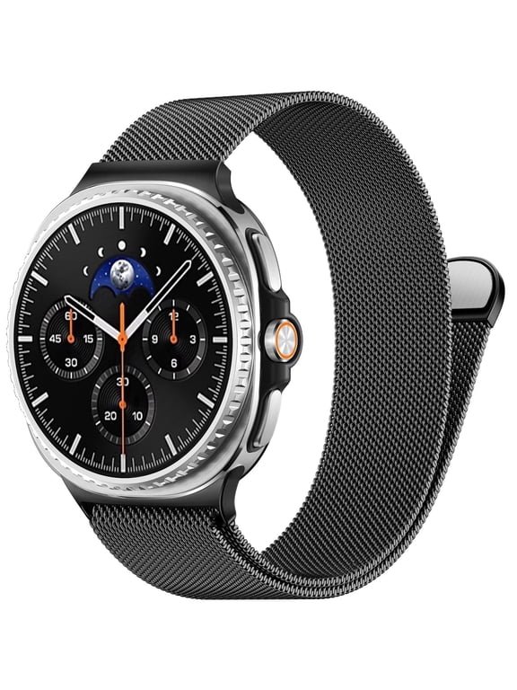 Compatible with Samsung Galaxy Watch 9/8 Band 40mm 44mm/8 Classic Bands for Women Men Stainless Steel Magnetic Metal Band